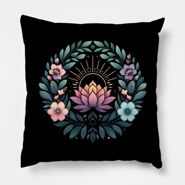 Beltane Blossoms! Pillow by Merlyn Morris