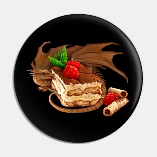 Tiramisu dragon Pin