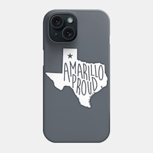 Amarillo Proud (White Ink) Phone Case