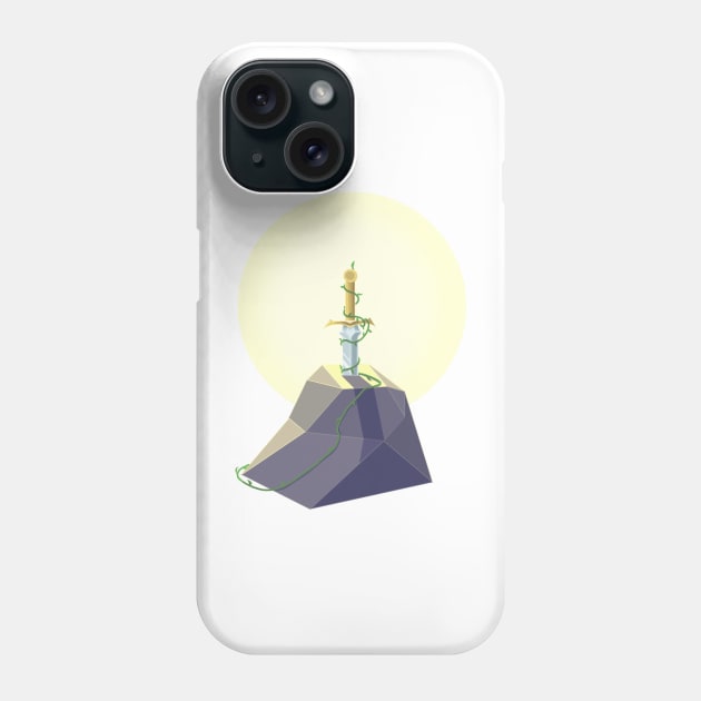 Sword in the Stone Phone Case by SassyTiger