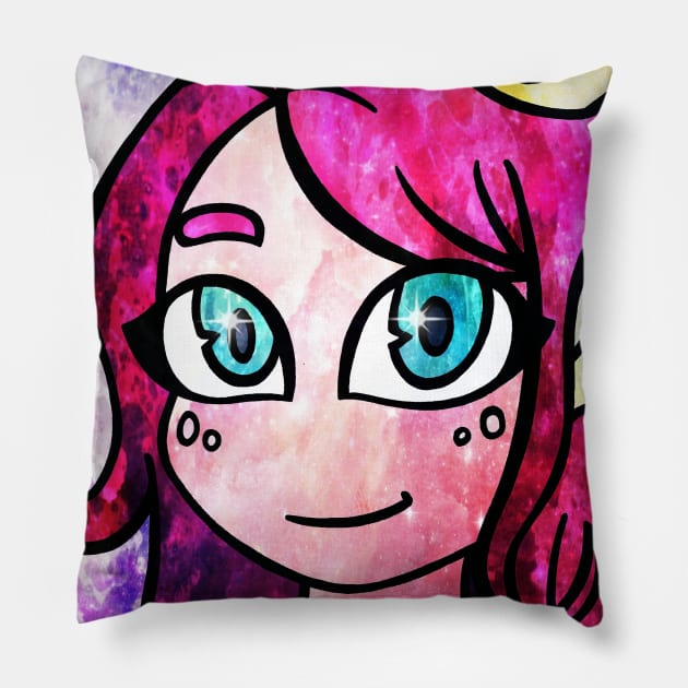 Monster Prom - Miranda Vanderbilt Pillow by ScribbleSketchScoo