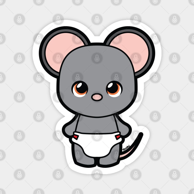 Year of the Rat Tooniefied Magnet by Tooniefied