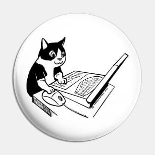 Cat online Pin