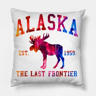 Alaska The Last Frontier Pillow