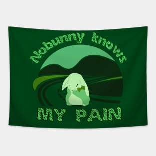 Sad and lonely bunny - Nobunny knows my pain Tapestry