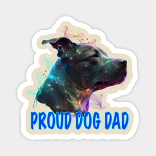 Proud Dog Dad Magnet