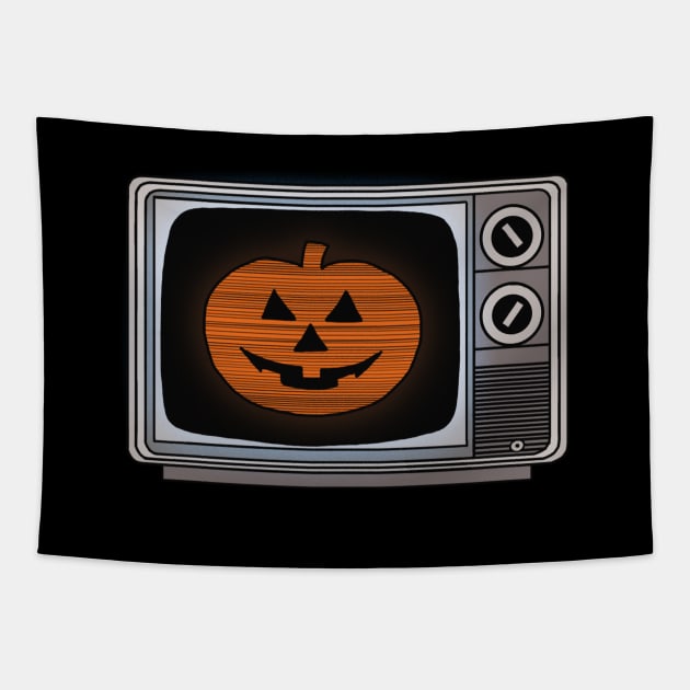 Halloween III TV Tapestry by Lydia's Green Light Closet 