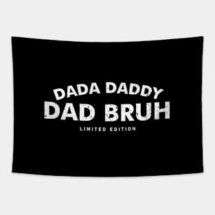 Dada Daddy Dad Bruh Retro Vintage Funny 2023 Fathers Day Tapestry