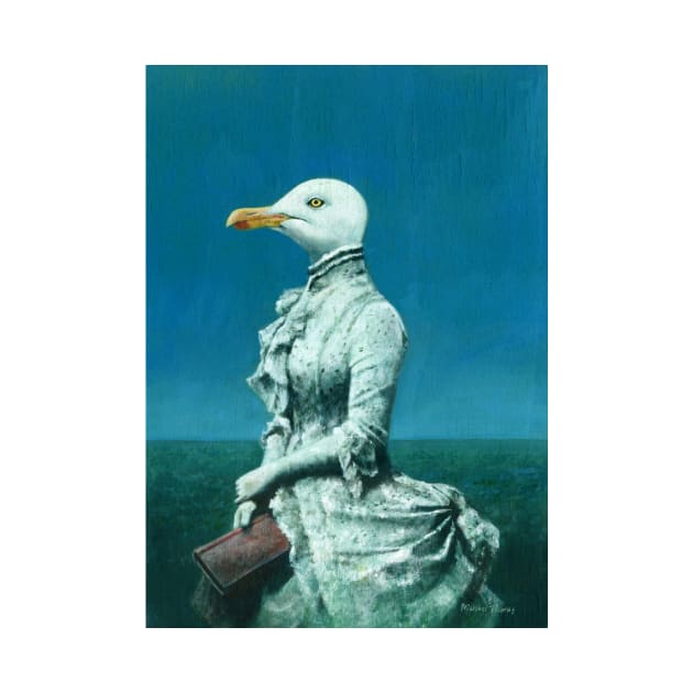 Victorian Seagull Lady by mictomart