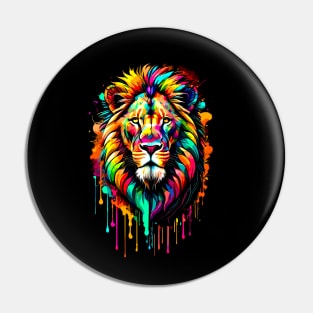 Rainbow Lion Pride Pin