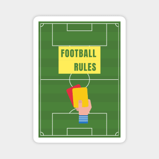 Football rules Magnet