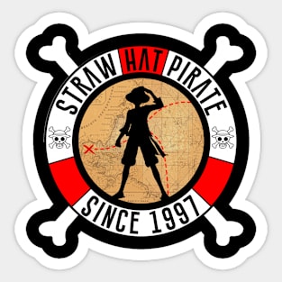 Straw Hat's Gear 5 Logo Sticker for Sale by Painterswan