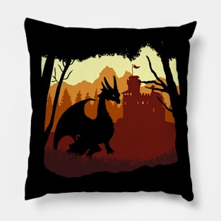 Autumn Dragon Pillow