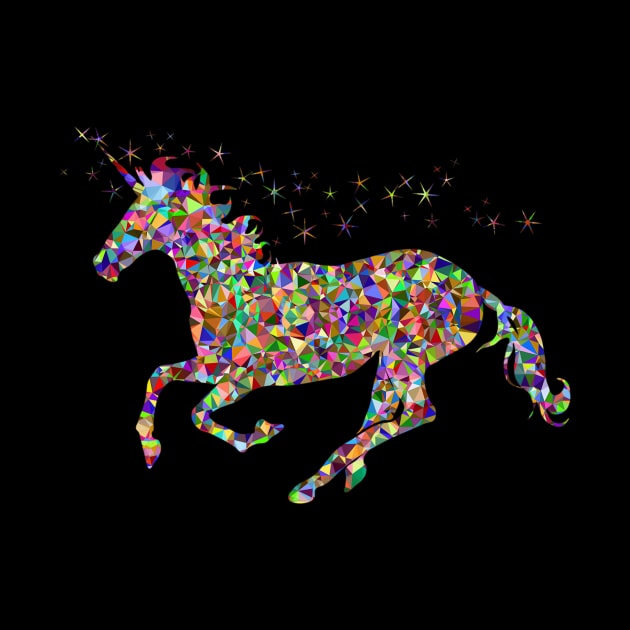 Colourful Horse Unicorn by SnugFarm