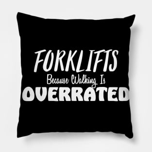 Forklift Certified Meme Pillow