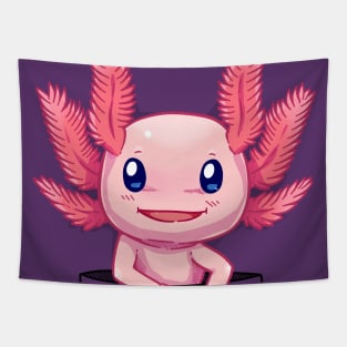 Pocket Cute Axolotl Tapestry