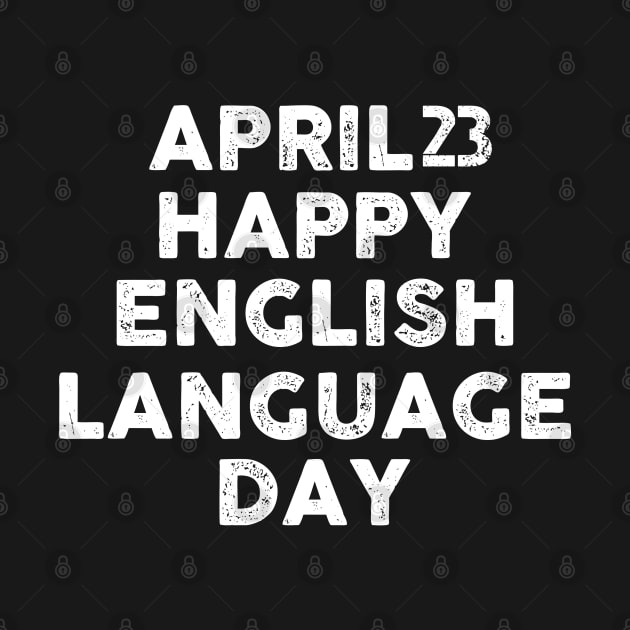 English Language Day by Artistry Vibes