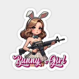 Tactical Bunny Girl Magnet