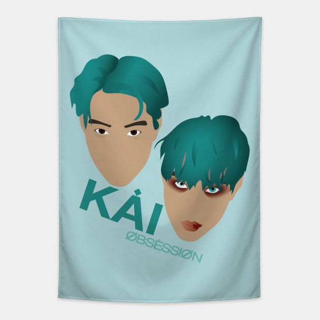 Kai - Obsession. Tapestry by Duckieshop