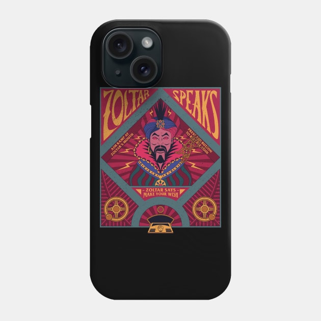 Fortune Teller Machine from 80s movies Phone Case by Sachpica