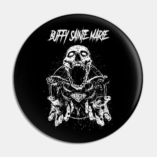 BUFFY SAINTE MARIE MERCH VTG Pin