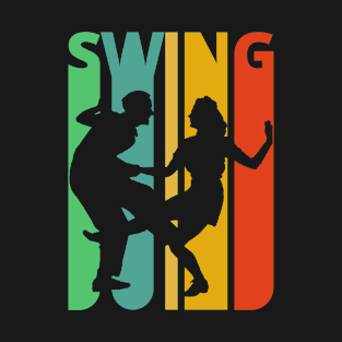 Swing dancing silhouette. T-Shirt