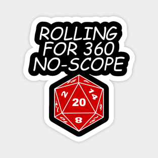 DND Rolling For 360 Magnet