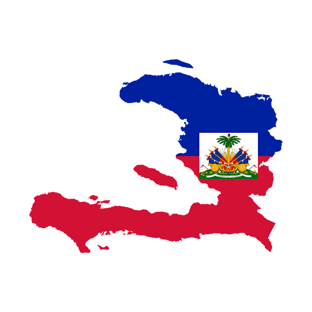 HAITIAN MAP FLAG by Pro Melanin Brand