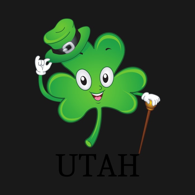 St Patrick&#39;s  Irish Shamrock Utah, Irish Gift for Wife by yassinebd