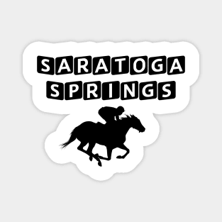 Saratoga Springs Horse Racing Magnet