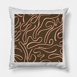 Minimal Abstract Pattern Pillow