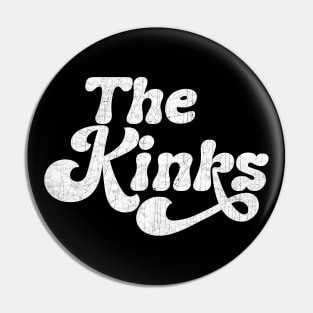 The Kinks  / Retro Faded Style Pin