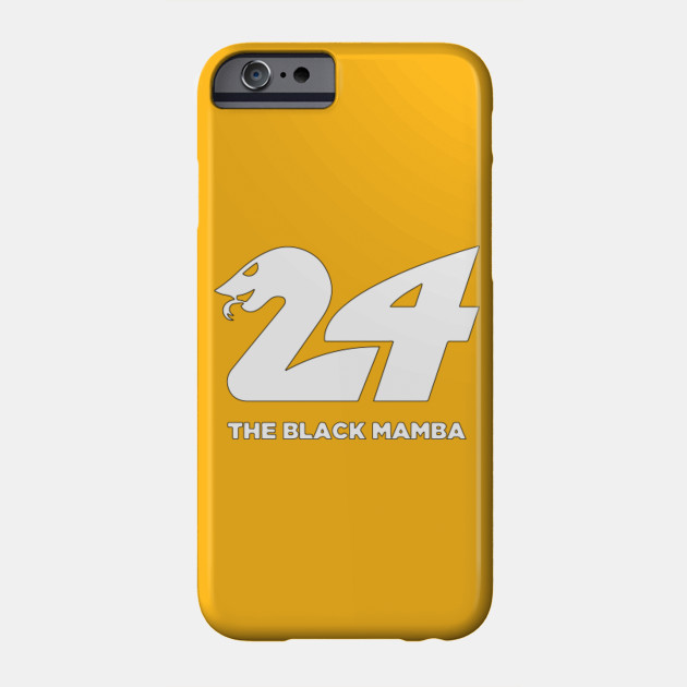 Black Mamba 24 Outline Kobe Bryant Phone Case Teepublic