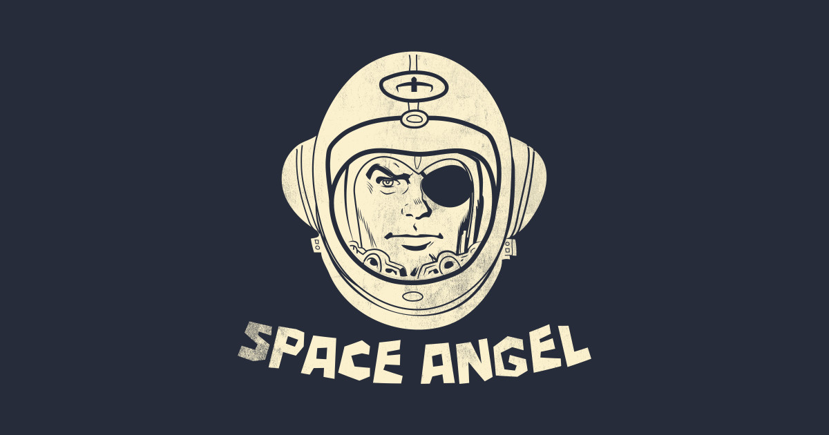 Space Angel - Cartoon - T-Shirt | TeePublic