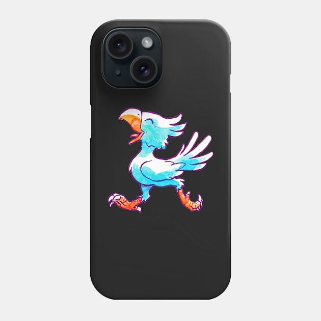 Blue chocobo Phone Case by Schpog