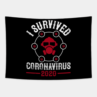 I Survived Corona irus 2020 Tapestry