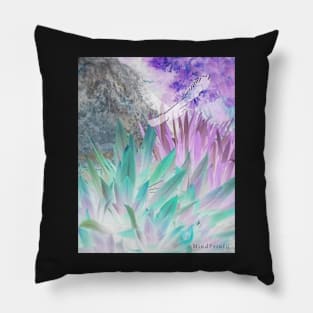 Primeval Landscape Pillow