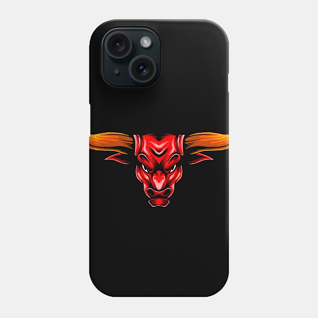 Bull Phone Case by Tuye Project