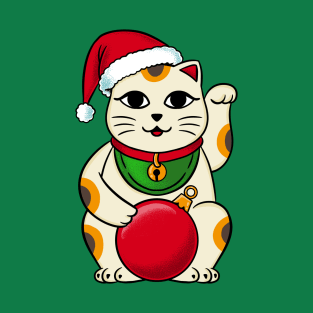 Christmas Cat Lucky T-Shirt