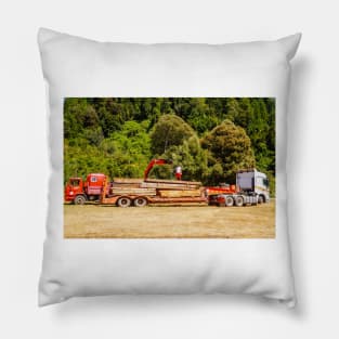 abs trucks and work Pillow