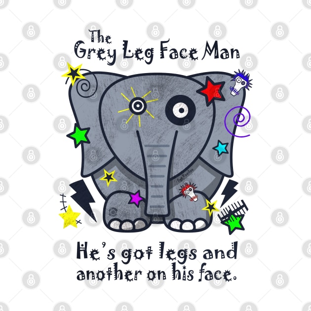 Mighty Grey Leg Face Man - Eye Voodoo by eyevoodoo