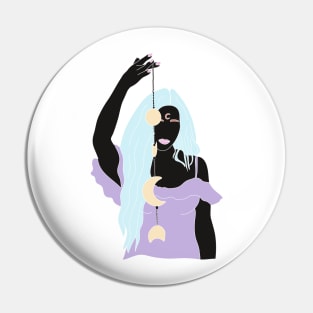 Moon Girl Pin