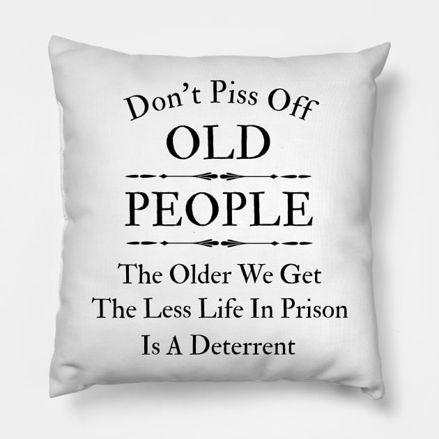 Old People Pillow by ArtShare