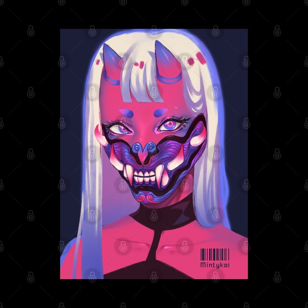 Pink Oni by Minykoi