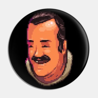 El Risitas Juan Joya Borja KEKW Meme Pin