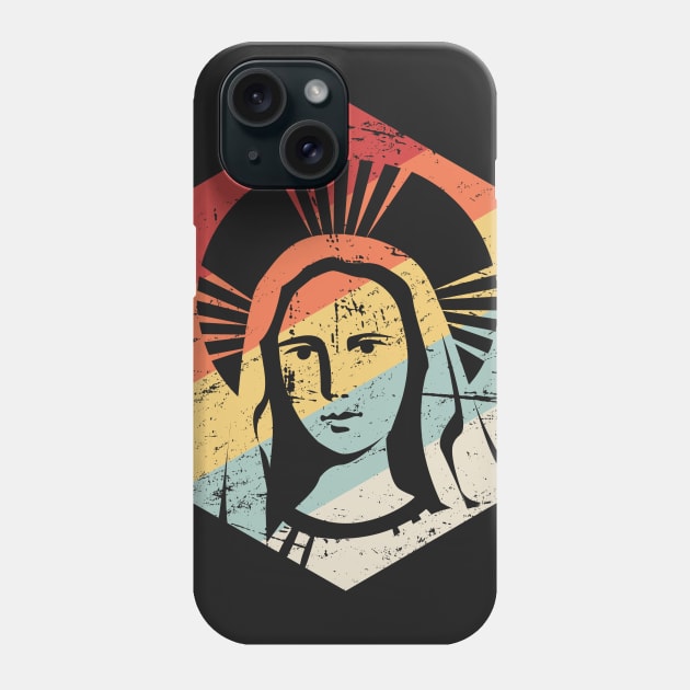 Retro Virgin Mary Icon | Catholic Design Phone Case by MeatMan