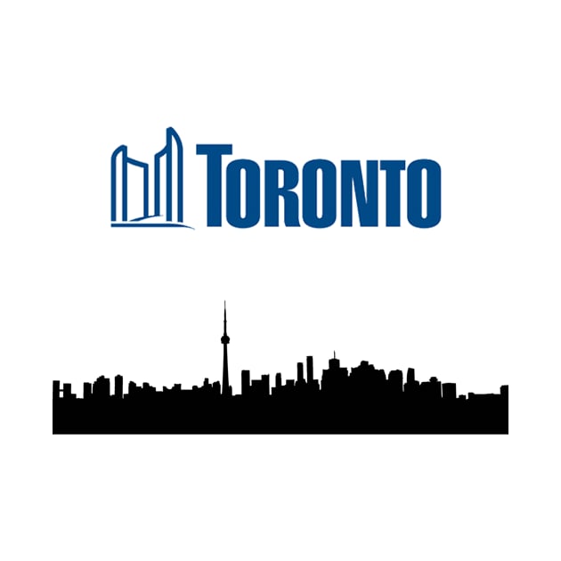 Toronto city skyline t-shirt sightline png transparent by Blik's Store