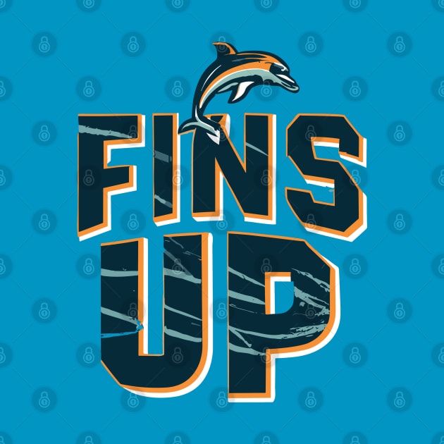 Fins Up - Miami dolphin by Space Monkeys NFT