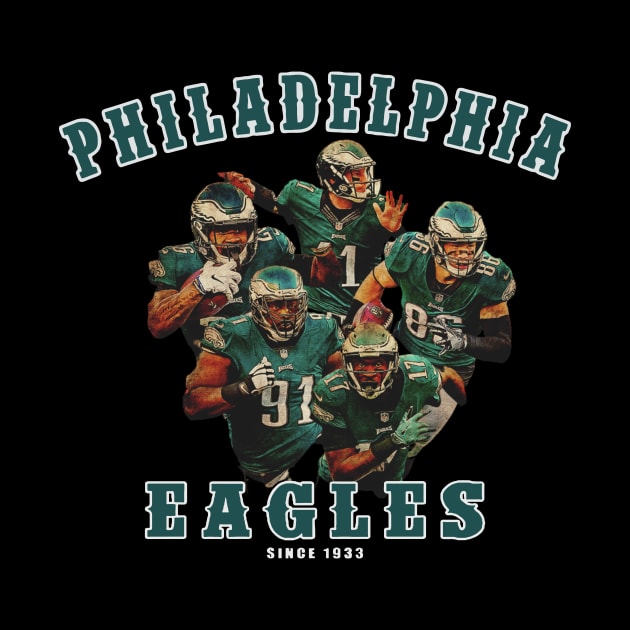 philadelphia eagles squad by alexandraronee