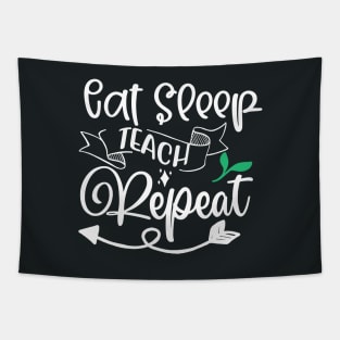 Eat Sleep Tech Repeat Tapestry